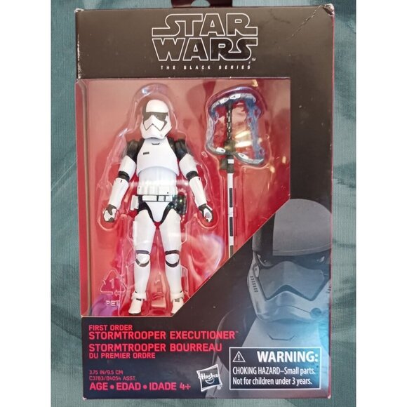 Hasbro Star Wars Black 017 Series First Order Stormtrooper Executioner - Picture 1 of 4